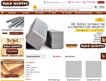 Tablet Screenshot of buildmantra.com